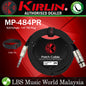 Kirlin MP-484PR 3 Meter XLR Female to 1/4 Inch TRS Plug Microphone Audio Mic Cable - Black