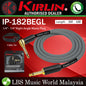 Kirlin IP-182BEGL /GA Stage L Right Angle Gold Plated Instrument Cable For Electric Acoustic Bass Guitar Amplifier - Gray