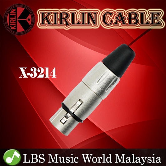 Kirlin X-3214 XLR Female Mic Microphone Connector Single
