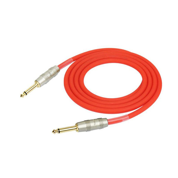 Kirlin Cable IM-201PRG Red Frost Instrument Cable Mono Plug 6 Meter Guitar Cable