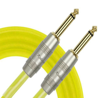 Kirlin Cable IM-201PRG Yellow Instrument Cable Mono Plug 6 Meter Guitar Cable