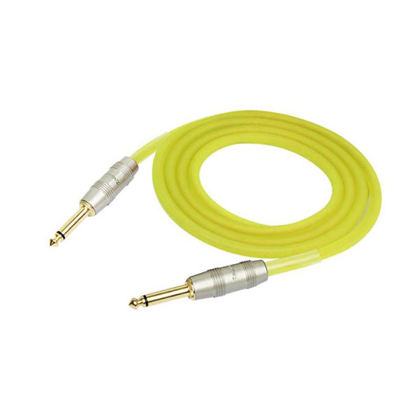 Kirlin Cable IM-201PRG Yellow Instrument Cable Mono Plug 3 Meter Guitar Cable
