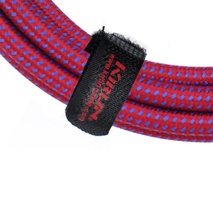 Kirlin IW-241PRG /PU 6 Meter Original Gold Woven Instrument Cable Electric Guitar Amp Keyboard Bass Amplifier Drum Purple