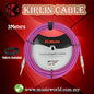 Kirlin Cable IM-201PRG Purple Frost Instrument Cable Mono Plug 3 Meter Guitar Cable
