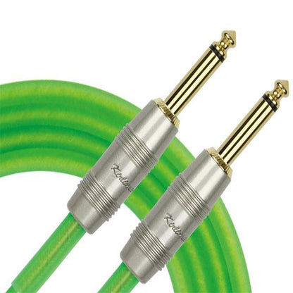 Kirlin Cable IM-201PRG Green Frost Instrument Cable Mono Plug 6 Meter Guitar Cable
