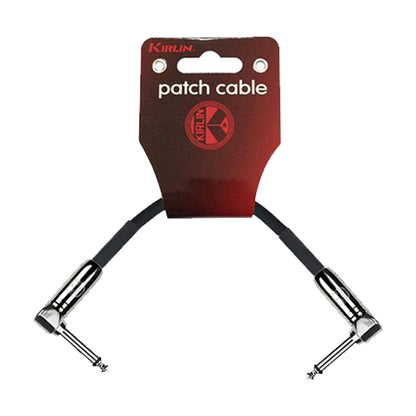 Kirlin IPCC-203PN Right Angle L Patch Cable For Electric Guitar Effect Pedal