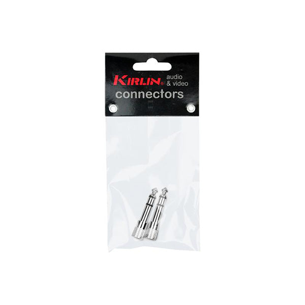 Kirlin 2615 Adapter 6.5mm to 3.5mm Stereo Adaptor Instrument Headphone Jack Pairs