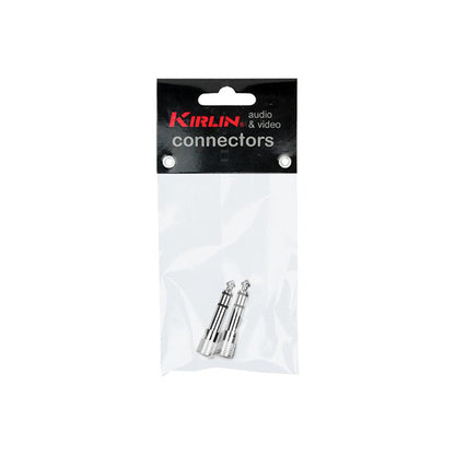 Kirlin 2615 Adapter 6.5mm to 3.5mm Stereo Adaptor Instrument Headphone Jack Pairs