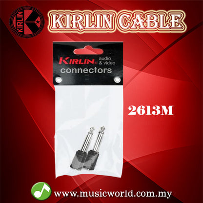 Kirlin 2613M Adapter 6.5mm to 3.5mm Mono Adapter Instrument Jack Pairs