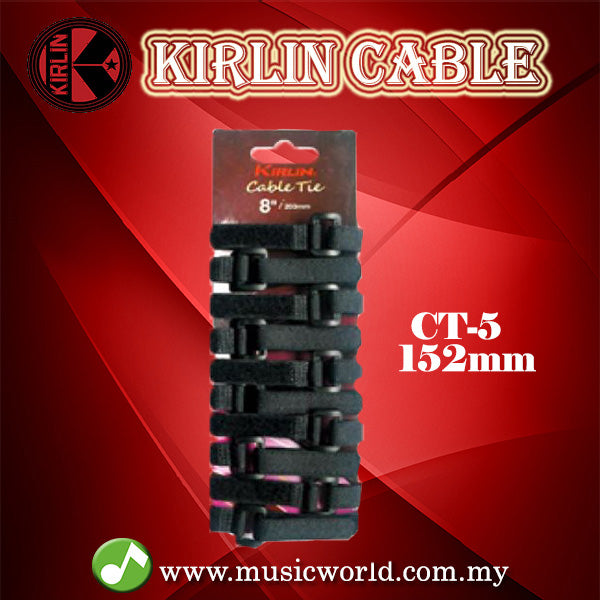Kirlin CT-5-152 Cable Tie X 10 Without Logo Black