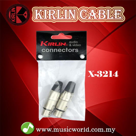 Kirlin X-3214 XLR Female Mic Microphone Connector Pair
