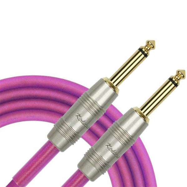 Kirlin Cable IM-201PRG Purple Frost Instrument Cable Mono Plug 6 Meter Guitar Cable