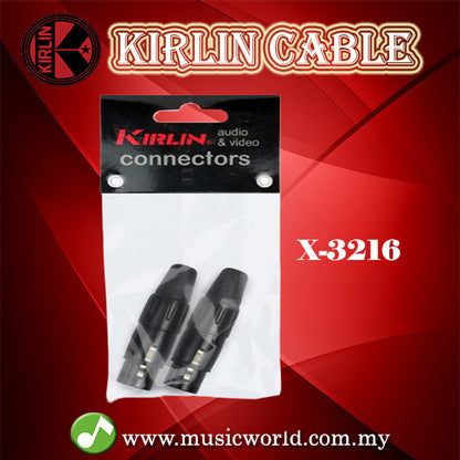 Kirlin X-3216 XLR Female Connector Mic Microphone Adapter Pair