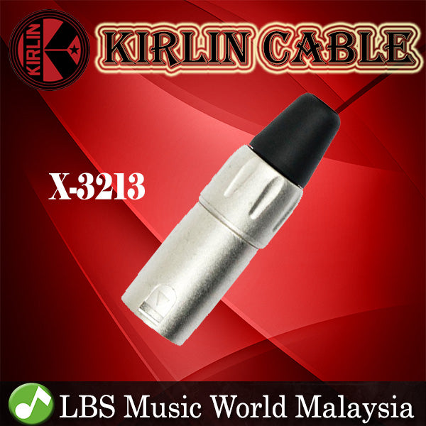 Kirlin X-3213 XLR Male Connector Mic Microphone Adaptor Single