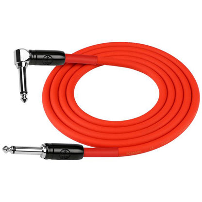 Kirlin Cable IP-242BC 6 Meter Mono Instrument Cable For Electric Acoustic Bass Guitar Speaker Amp Keyboard Drum Amplifier - Red