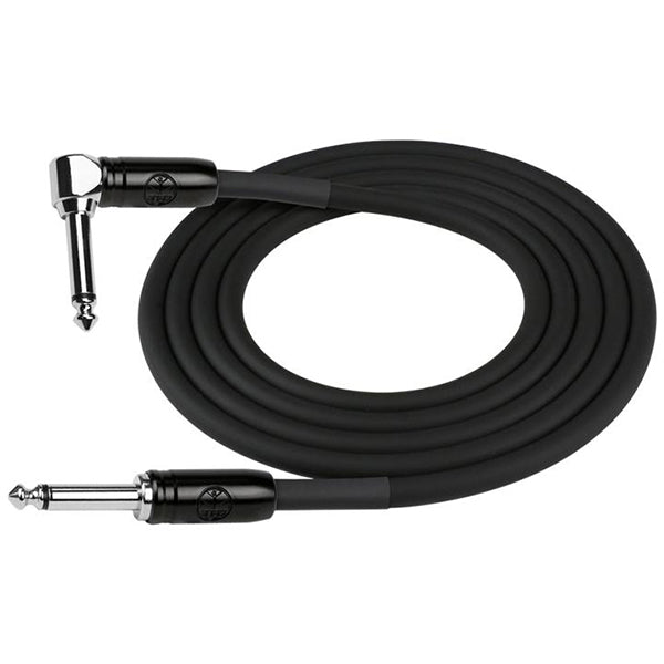 Kirlin Cable IP-242BC 6 Meter Mono Right Angle L Instrument Cable For Electric Acoustic Bass Guitar Speaker Amp Keyboard Drum Amplifier