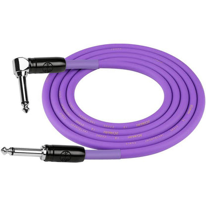 Kirlin Cable IP-242BC 3 Meter Mono Instrument Cable For Electric Acoustic Bass Guitar Speaker Amp Keyboard Drum Amplifier - Purple