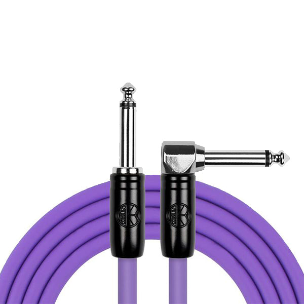 Kirlin Cable IP-242BC 3 Meter Mono Instrument Cable For Electric Acoustic Bass Guitar Speaker Amp Keyboard Drum Amplifier - Purple