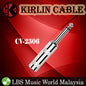 Kirlin CV-2306 1/4 Inch Straight Mono Plug Cable Contact Head Mono Jack Single