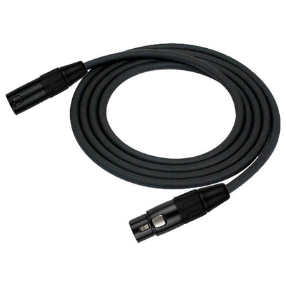 Kirlin MPC-470PB 3 Pin Metal Connector Microphone Cable XLR Male to XLR Female Mic Cable - 1M / 3M / 6M / 10M (MPC470PB)