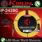 Kirlin Cable IP-242BC 6 Meter Mono Right Angle L Instrument Cable For Electric Acoustic Bass Guitar Speaker Amp Keyboard Drum Amplifier