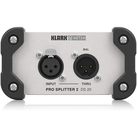 Klark Teknik DS 20 1-in / 2-out Passive Signal Splitter Direct Box (DS20)