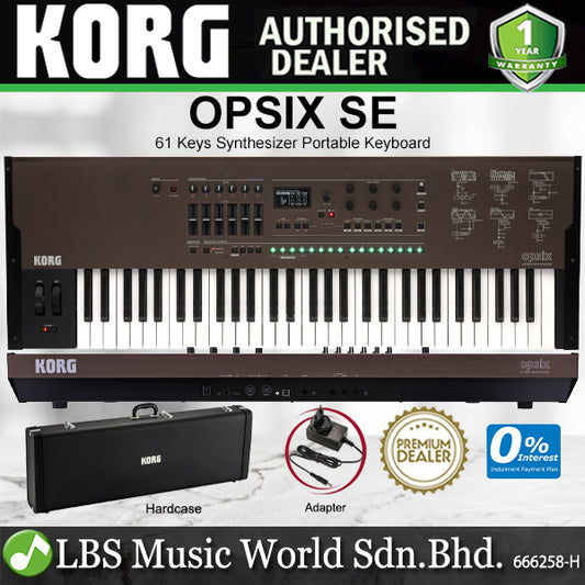 Korg OPSIX SE 61 Keys Altered FM Synthesizer Music Workstation Portable Keyboard