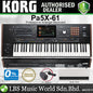 Korg Pa5X-61 61 Keys Professional Semi Weighted Keyboard Arranger with Aftertouch and Touch Screen (Pa5X)