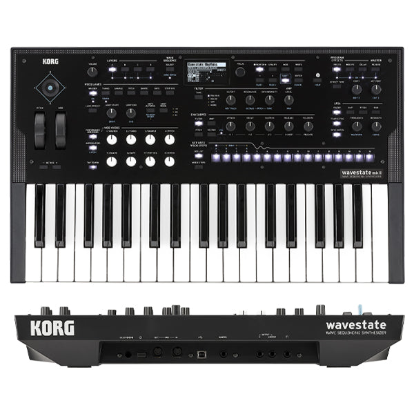 Korg Wavestate MKII 37 Keys Wave Sequencing Synthesizer Music Workstation Portable Keyboard