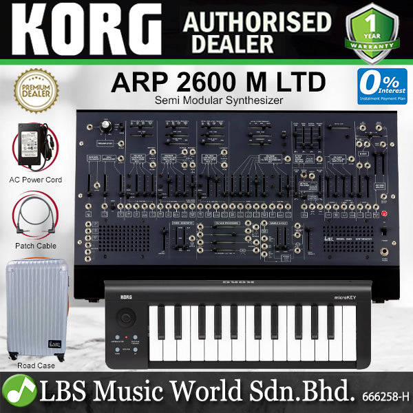 Korg ARP 2600 M - LTD Semi Modular Analog Syhnthesizer with Microkey2 37 Keys - Limited Edition