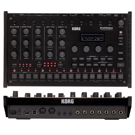 Korg Drumlogue 16 Pad 11 Voice Hybrid Digital Drum Machine with Multi Engine and Logue SDK