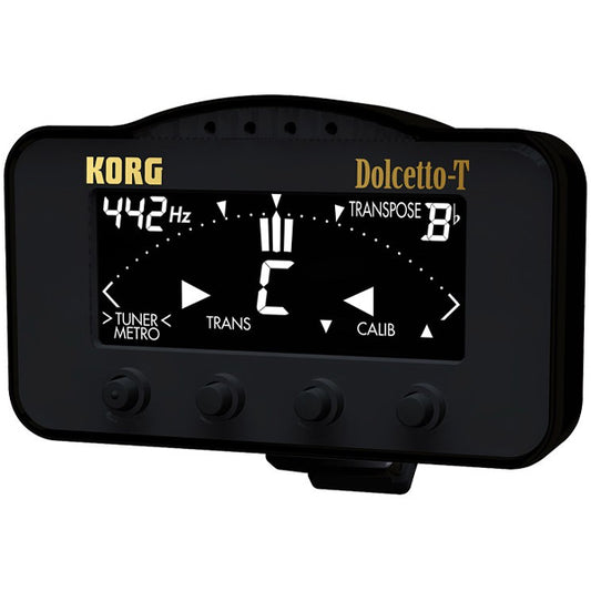 Korg AW-3T Dolcetto-T Clip On Tuner, Metronome for Trumpet and Trombone (AW3T AW 3T)