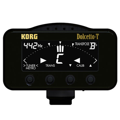 Korg AW-3T Dolcetto-T Clip On Tuner, Metronome for Trumpet and Trombone (AW3T AW 3T)