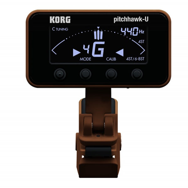 Korg AW-3U PitchHawk-U Clip On Tuner for Ukulele with Adjustable Arm (AW3U AW 3U)