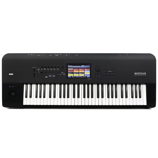 Korg Nautilus 61 61 Key Synthesizer Music Workstation Keyboard Piano With Software Bundle
