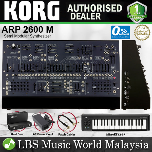 Korg ARP 2600 M 2 Voices Semi Modular Analog Synthesizer (ARP2600M ARP-2600-M)