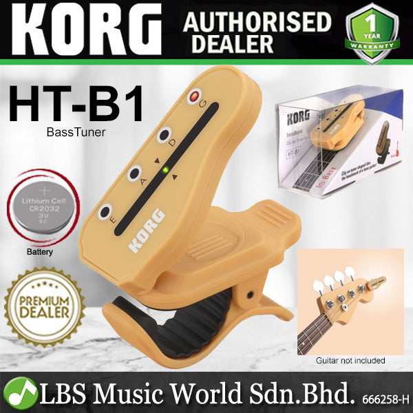 Korg Headtune Clip On Chromatic Ukulele, Guitar and Bass Tuner (HT-U1 HT-G1 HT-G2 HT-B1)