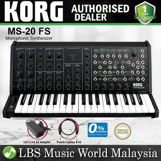Korg MS-20 FS 37 Keys Monophonic Synthesizer Full Size Keyboard (MS20 MS 20)