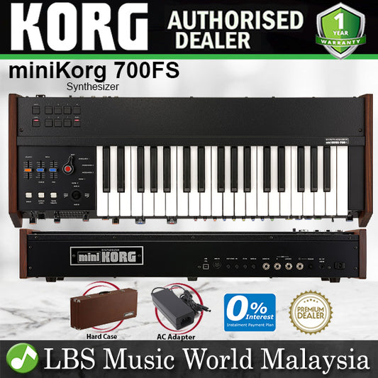 Korg miniKorg 700FS 37 Keys Monophonic Analog Synthesizer Keyboard (mini Korg 700 FS)