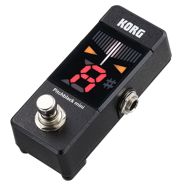 Korg PitchBlack Mini Pedal Tuner with Compact Size and 3 Display Modes Black (PB-Mini)
