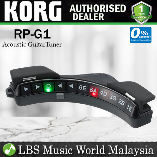 [Discontinued] Duplicate Korg Rimpitch Soundhole Mounted Acoustic Guitar Chromatic Tuner Black (RP-G1)