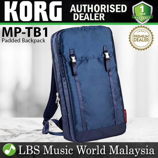 Korg MP-TB1-NV Tall Padded Backpack Synth Controller Laptop with Shoulder Belt (MPTB1 MP TB1)