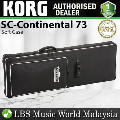 Korg SC-Continental 73 Soft Case Padded Bag for VOX Continental 73 Key Keyboard (SC Continental)