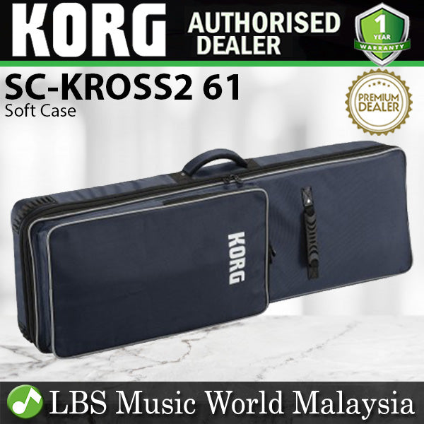 Korg SC-KROSS2 61 Soft Case Padded Bag Hand Carry for 61 Key Kross Keyboard (SC KROSS)