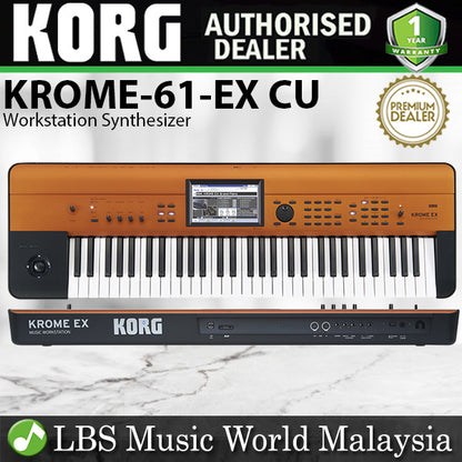 [Discontinued] Korg KROME-61-EX CU EX Cooper 61 Key Music Workstation Synthesizer (KROME 61)
