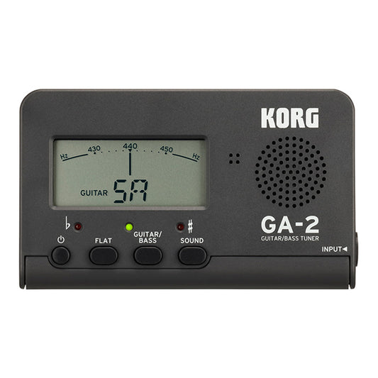 Korg GA-2 Pocket Guitar and Bass Tuner with Needle Sytle Meter Auto Off Features (GA2)
