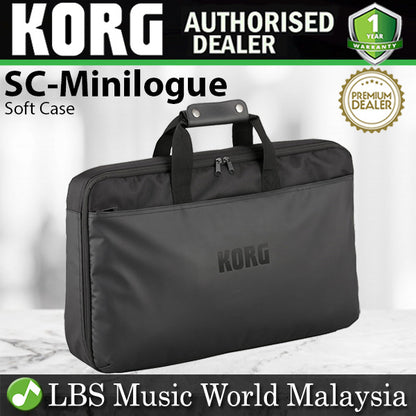 Korg SC-Minilogue Soft Case Bag Hand Carry Travel Slant for Minilogue Synth (SC Minilogue)