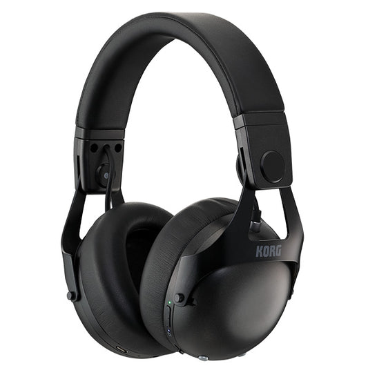 Korg NC-Q1 Smart Noise Cancelling DJ Headphones with Bluetooth Anti Loud Black (NCQ1 NC Q1)