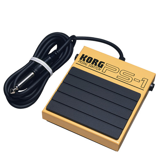 Korg PS-1 Single Momentary Pedal Switch for MIDI Keyboard with Medal Body (PS1 PS 1)