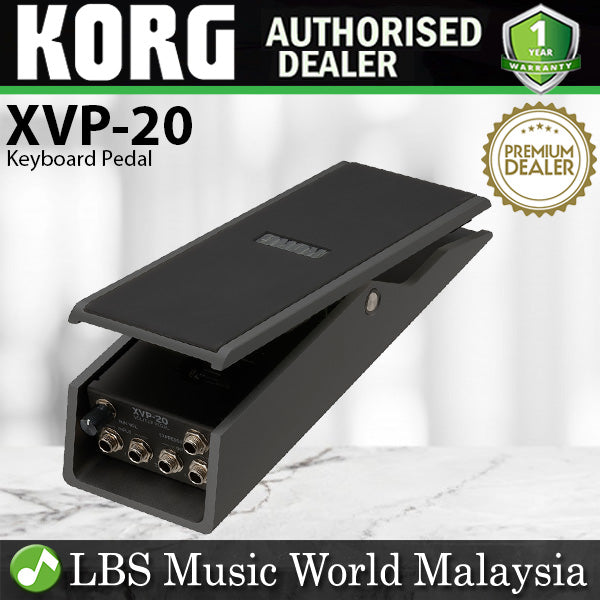 Korg XVP-20 Stereo Volume Expression Output Smooth Compact Keyboard Pedal (XPV20 XPV 20)